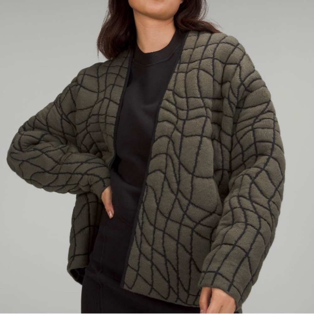 Lululemon Insulated Jacquard Cardigan